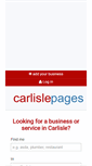 Mobile Screenshot of carlislepages.co.uk